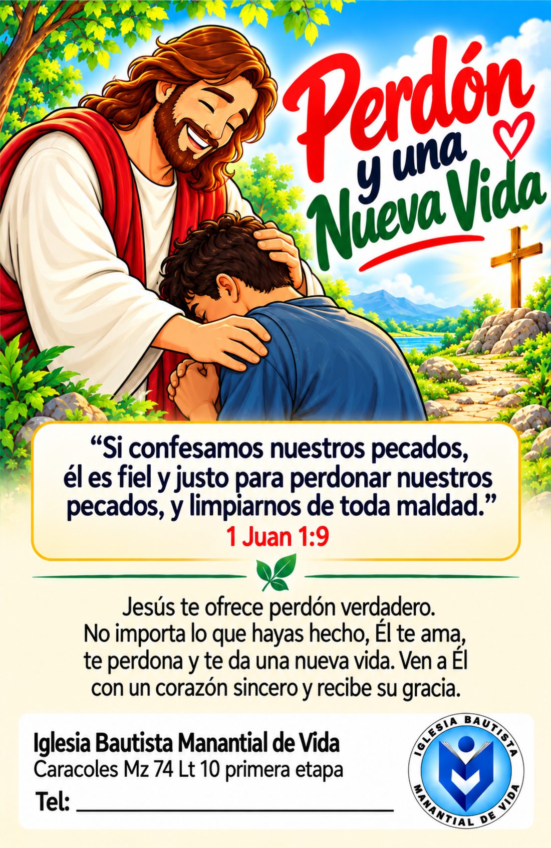 Portada del tratado Perdón y una nueva vida