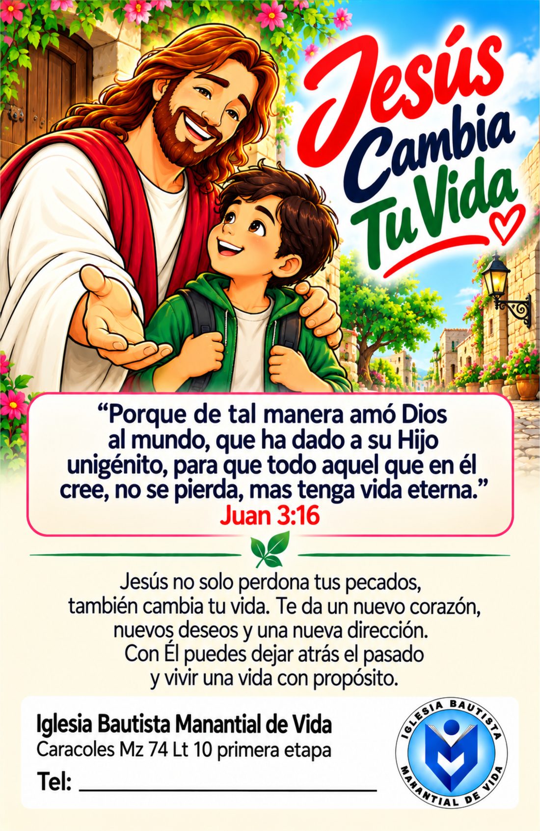 Portada del tratado Jesús cambia tu vida